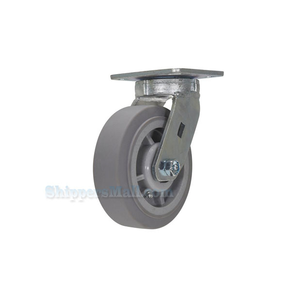 Casters, high-quality non-marking thermoplastic rubber, Model; CST-F40-DK-GRP