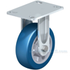German made Industrial Caster, high quality non-marking polyurethane-elastomer (blue), Model; CST-ALH-6X2BESO-R