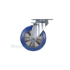 German made Industrial Caster, high quality non-marking polyurethane-elastomer (blue), Model; CST-ALH-8X2BESO-S