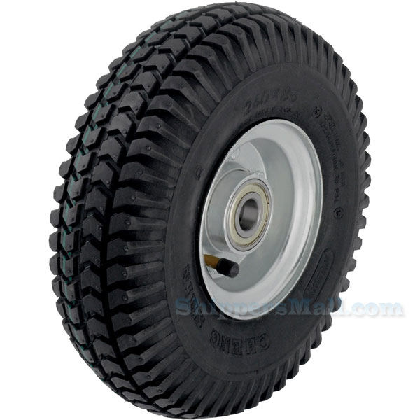 Pneumatic wheels, 10-7/32x3-11/32 pneumatic tire, Model; WHL-AP-10PNU