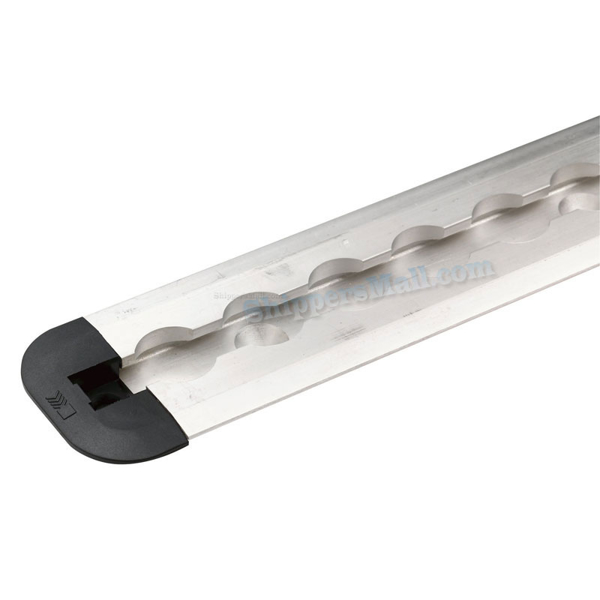 8663 - Series L End Cap-for use with series L alum, flanged track & FE751-01-PD4 series