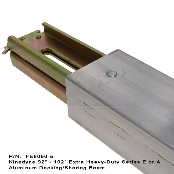 FE8050-5 - Extra Heavy Duty Aluminum Beam Adjusts from: 92.9" to 102.6" for 96" and 102" Trailers