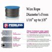 Picture of Aircraft Cable - Galvanized 1/4" up to 3/8"
