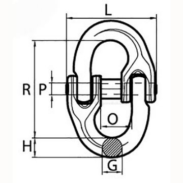 Show details for Kuplex Kuplok Coupling Link Picture of Kuplex Kuplok Coupling Link