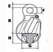 Picture of Peer-Lift Eye Cradle Grab Hook (Grade 80)