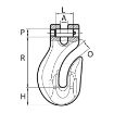 Picture of V10 Clevis Shortening Grab Hook (Grade 100)