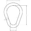 Picture of Peerless Alloy Pear Shape Master Links