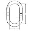 Picture of V-Notched Alloy Coupling Links