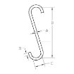 Picture of Standard Alloy S-Hooks