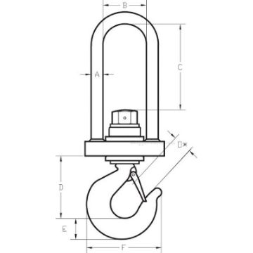 Show details for Insulated Swivel Hook Picture of Insulated Swivel Hook