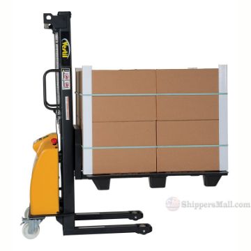 Electric Winch Stacker/ Fixed Forks Over Fixed Legs VWS-770-FF-DC c Electric Winch Stacker/ Fixed Forks Over Fixed Legs DC Powered - VWS-770-FF-DC c