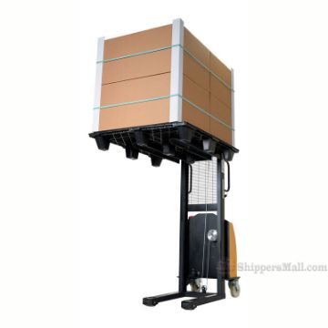Electric Winch Stacker/ Fixed Forks Over Fixed Legs VWS-770-FF-DC d Electric Winch Stacker/ Fixed Forks Over Fixed Legs DC Powered - VWS-770-FF-DC d
