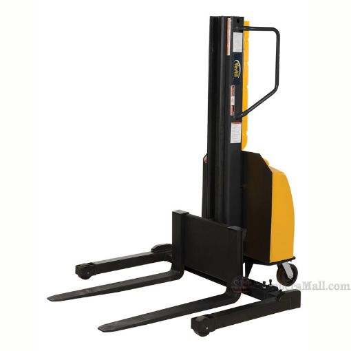 Narrow Mast Stacker with Power Lift  SLNM-98-AA & SLNM-118-AA