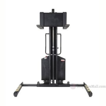 Narrow Mast Semi-Electric Stackers with Powered Lift w 1500 lb. Capacity SLNM15-63-AA b Narrow Mast Semi-Electric Stackers with Powered Lift w 1500 lb. Capacity b