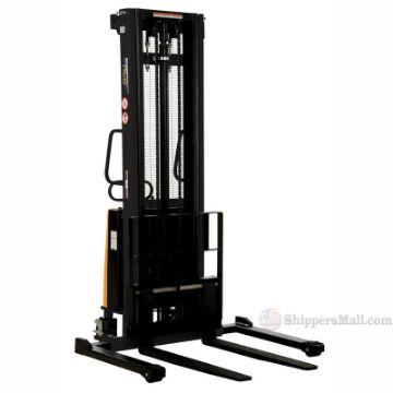 Stacker with Powered Lift - Adj Forks, Adj Legs, 137" -  SL-137-AA Stacker with Powered Lift - Adj Forks, Adj Legs, 137" Model: SL-137-AA