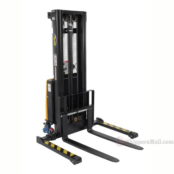 Adj Stacker W/Pwr Lift / Power Traction Drive - 118"H Model: SL-118-AA-PTDS