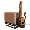 Narrow Mast Stacker, Pwr. Lift & Drive 62"H Model: SNM15-62-AA c