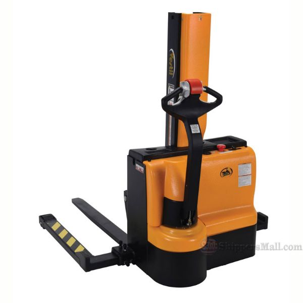 Narrow Mast Stacker with Powered Drive and Powered Lift SNM3-43-AA