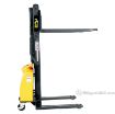 Narrow Mast Semi-Electric Stacker with Fixed Fork, 1500 lb. Capacity - SLNM15-63-FF e