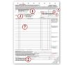 Straight Bill of Lading -  8 1/2 x 11",  - 3 or 4 Part - Large Carbonless - DF6225