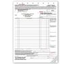 Straight Bill of Lading -  8 1/2 x 11",  - 3 or 4 Part - Large Carbonless - DF6225 a