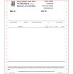 Shipping invoice, customized, 8.5" X 11" Continuous carbonless format. SHPINV001