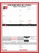 Bill of lading for hazardous materials and 3rd party freight bill to section. Snap-set format, BLSNPH002