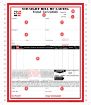 Bill of lading for hazardous materials and 3rd party freight bill to section. continuous carbonless format, BLCCH002 a
