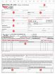 LTL Bill of Lading, Long Form, Snap-Set, 8-1/2" X 11" Diagram