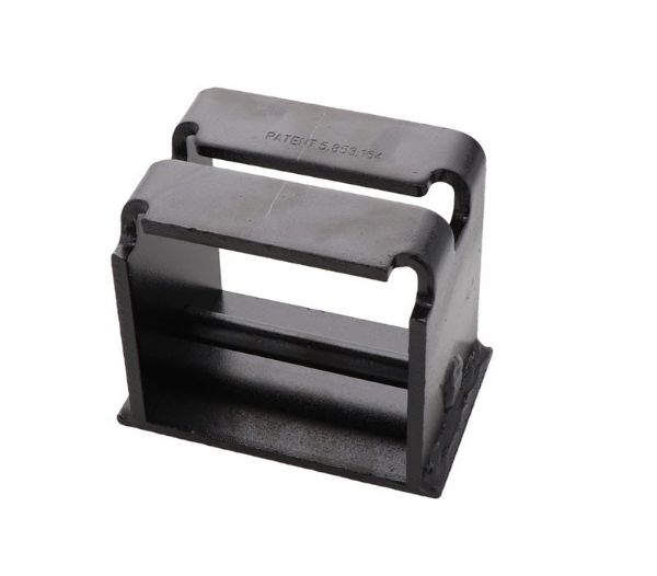 3608FHR - Sliding Winch With Flat Hook Receiver, E-Coat