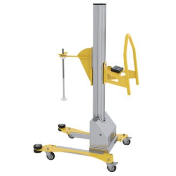 Aluminum 24V DC Stretch Wrap Machine 72 Inch Maximum Wrap Length Yellow P/N: PEL-88A-D3-SWA Stretch Wrap Machine 72 Inch Maximum Wrap Length Yellow P/N: PEL-88A-D3-SWA