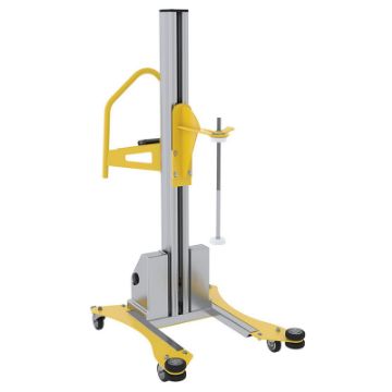Aluminum 24V DC Stretch Wrap Machine 72 Inch Maximum Wrap Length Yellow P/N: PEL-88A-D3-SWA a Stretch Wrap Machine 72 Inch Maximum Wrap Length Yellow P/N: PEL-88A-D3-SWA a