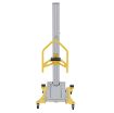 Aluminum Quick Lift DC Powered Pallet Stretch Wrap Machine 88 In. Maximum Wrap Length Yellow P/N: PEL-100A-D3-SWA c