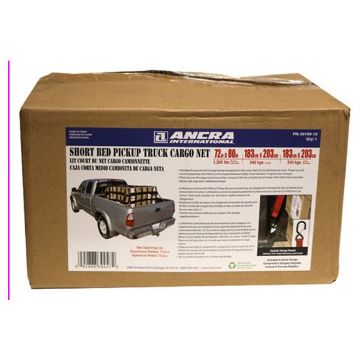 Cargo Net for Short Bed Trucks- 72"X80" - Box 50199-10 Cargo Net for Short Bed Trucks- 72"X80" Boxed - 50199-10