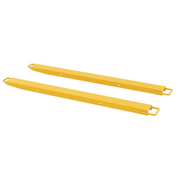 Steel High Strength Fork Extensions 4 In. x 63 In. 4,000 Lb. Capacity Yellow - VS-FE-HS-4-63