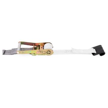 2" Rhino MAX Flat Hook Ratchet Strap Replacement Fixed End w/ Ratchet P/N: 589923 Kinedyne 2" Rhino MAX Flat Hook Ratchet Strap Replacement Fixed End w/ Ratchet