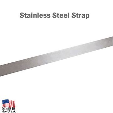 Show details for Stainless Steel Straps 1 1/4" x 0.044" x 84" - 10 straps of 48" Stainless Steel Straps 1 1/4" x 0.044" x 84" - 10 straps of 48"