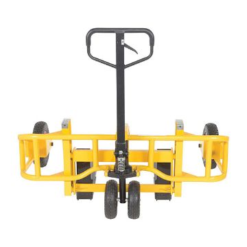Steel All-Terrain Pallet Truck 32" Fork Length 2000 Lb. Capacity Yellow 40 Steel All-Terrain Pallet Truck  - ALL-T-2