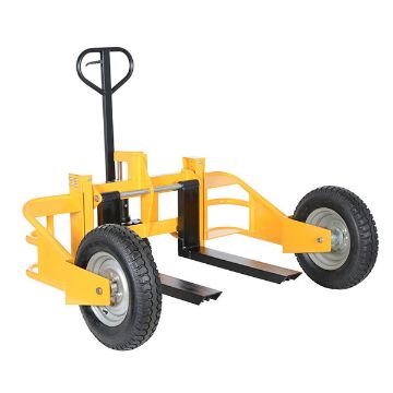 Steel All-Terrain Pallet Truck 32" Fork Length 2500 Lb. Capacity Yellow 10 Steel All-Terrain Pallet Truck - ALL-T-HD