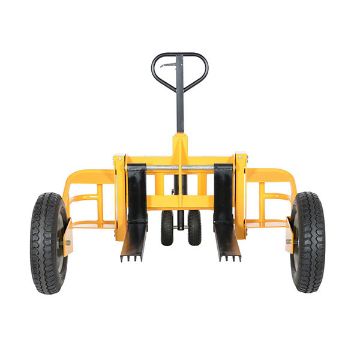 Steel All-Terrain Pallet Truck 32" Fork Length 2500 Lb. Capacity Yellow 30 Steel All-Terrain Pallet Truck - ALL-T-HD