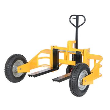 Steel All-Terrain Pallet Truck 32" Fork Length 2500 Lb. Capacity Yellow 40 Steel All-Terrain Pallet Truck - ALL-T-HD