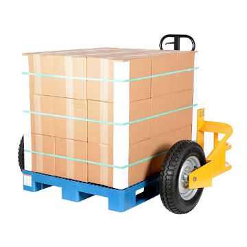 Steel All-Terrain Pallet Truck 32" Fork Length 2500 Lb. Capacity Yellow 100 Steel All-Terrain Pallet Truck - ALL-T-HD