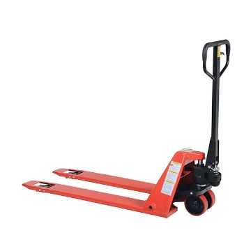 Steel Super Low Pallet Truck 60" x 21" x 44" 2200 Lb. Capacity Red 10 Steel Super Low Pallet Truck  - PM2-2044-SLP