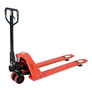 Steel Super Low Pallet Truck 60" x 21" x 44" 2200 Lb. Capacity Red 20 Steel Super Low Pallet Truck  - PM2-2044-SLP