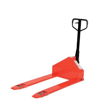 Steel Super Low Pallet Truck 60" x 27" x 44" 2200 Lb. Capacity Red 10 Steel Super Low Pallet Truck  - PM2-2744-SLP