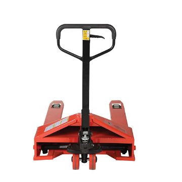 Steel Super Low Pallet Truck 63-1/2" x 33" x 44" 2200 Lb. Capacity Red 40 Steel Super Low Pallet Truck - PM2-3344-SLP