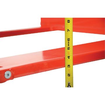 Steel Super Low Pallet Truck 63-1/2" x 33" x 44" 2200 Lb. Capacity Red 60 Steel Super Low Pallet Truck - PM2-3344-SLP