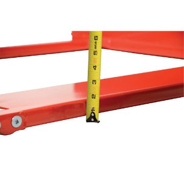 Steel Super Low Pallet Truck 63-1/2" x 33" x 44" 2200 Lb. Capacity Red 70 Steel Super Low Pallet Truck - PM2-3344-SLP