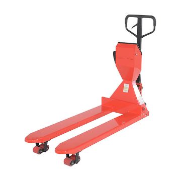 Steel Low Profile Pallet Truck with Scale and Printer 64-1/2" x 22-1/2" x 48" 5000 Lb. Capacity Red 20 Steel Low Profile Pallet Truck with Scale - PM-2048-SCL-LP-PT