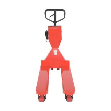 Steel Low Profile Pallet Truck with Scale and Printer 64-1/2" x 22-1/2" x 48" 5000 Lb. Capacity Red 30 Steel Low Profile Pallet Truck with Scale - PM-2048-SCL-LP-PT